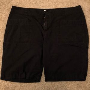 Black Bermuda Shorts